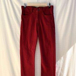Caron Callahan Joni Jean Red Straight Cropped